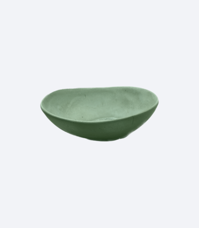 Plato Bowl Tulum Verde Jade Mate 22 cms