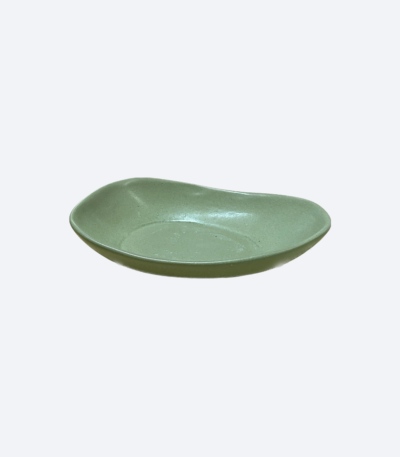 Plato Bowl Tulum Verde Jade Mate 27.5 cms